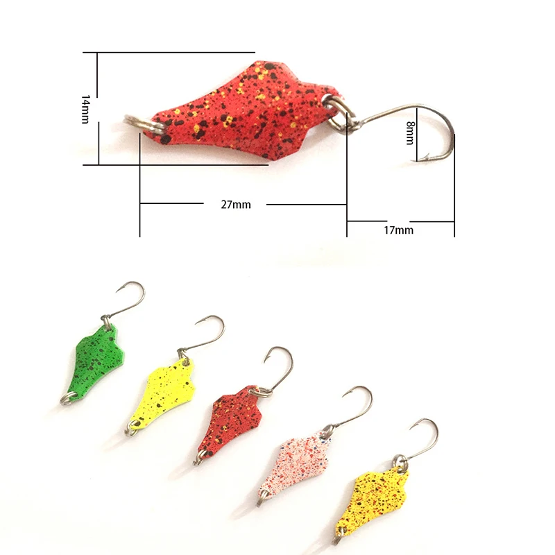 1 шт. красочные Спиннеры рыболовные приманки 3g 2 8 см savage gear снасти twitching lure leurres