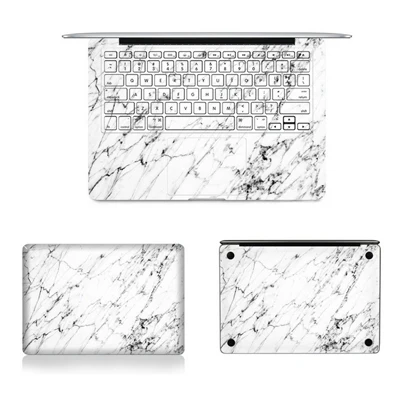 Белая мраморная серия, наклейка для ноутбука s для Macbook Air Pro retina 11 12 13 15, супертонкая защитная наклейка для ноутбука всего тела - Цвет: Option 5