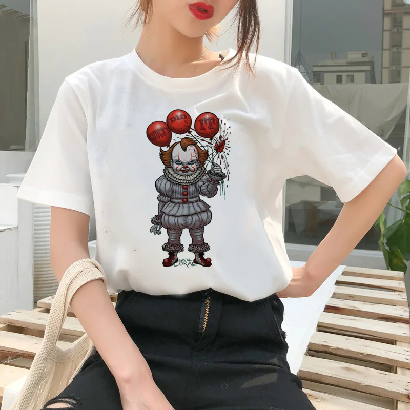 Chucky футболка ужас высокий крутой Женский Топ качество новая уличная Футболка Мода ulzzang женские рубашки femme новая футболка