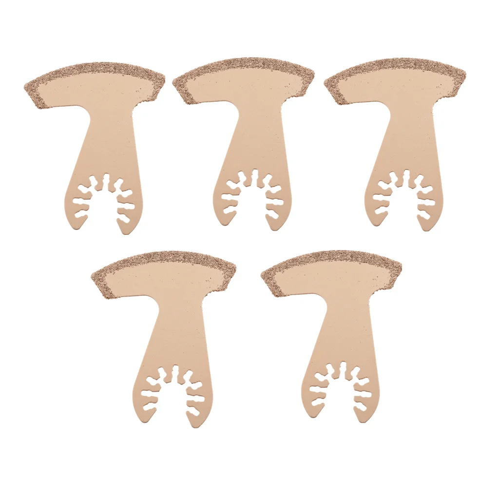 

5 Pieces Multi Function Tool Carbide Boot Tile Grout Remover Saw Blade 65mm
