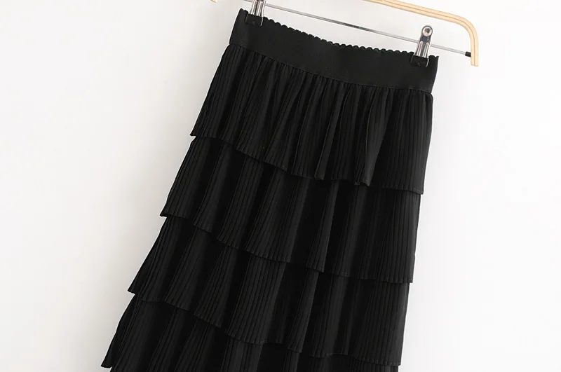 Heydress 2019 Новая Летняя Повседневная складывающаяся Длинная женская юбка с высокой