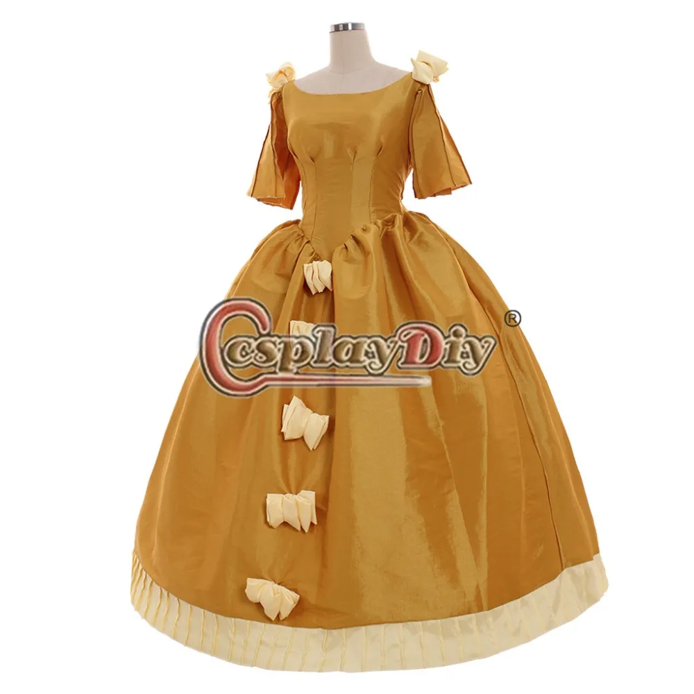 Cosplaydiy на заказ аристократ бальное платье желтое викторианское готическое