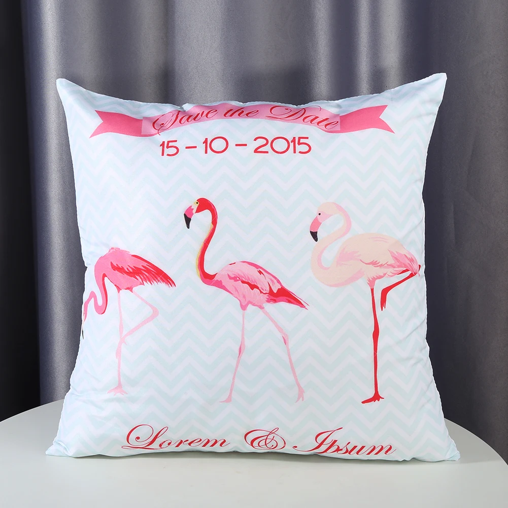 Flamingo Cushion Cover 45*45cm Throw Pillowcase Sofa Bed Home Decor Square Decorative | Дом и сад