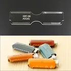 1 шт. DIY кожа инструмент Комплекты с зажигалкой узор пресс-форма Акриловый шаблон Leathercraft