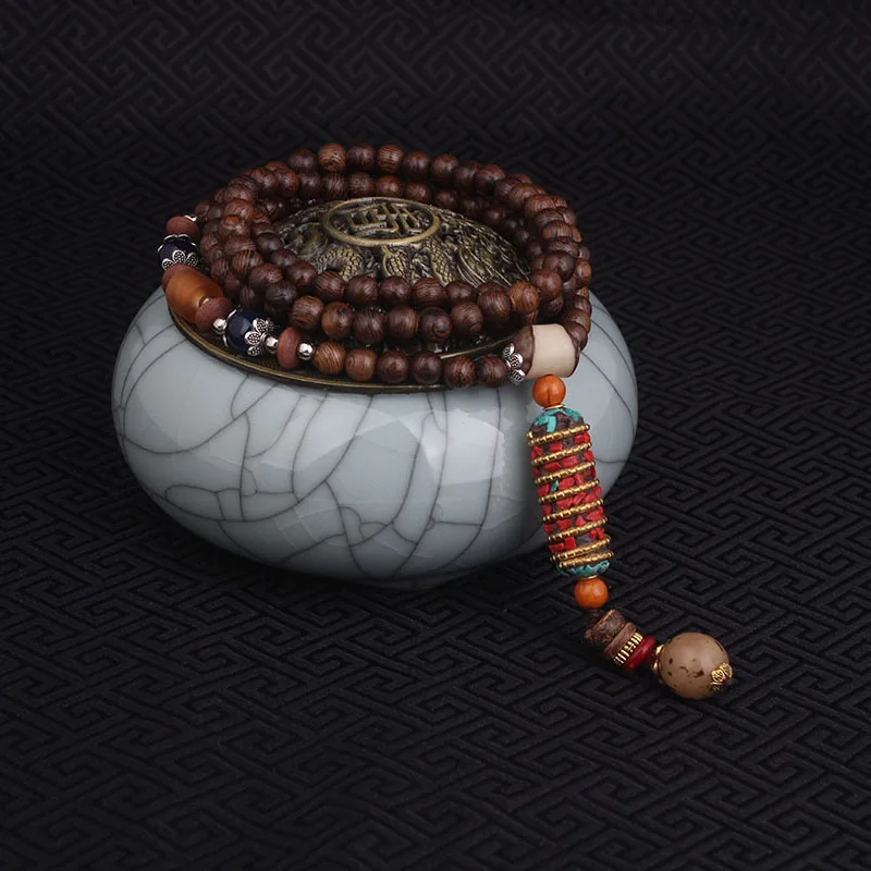 Модное ожерелье evade peace в золотистой оплетке винтажное женское ручной работы sanwood