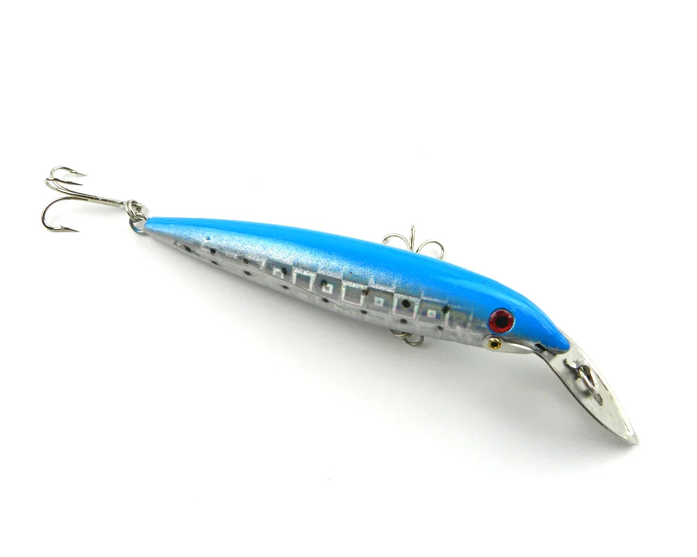 1 шт. металлическая горловина Minnow приманки коленчатый вал для дайвинга жесткий