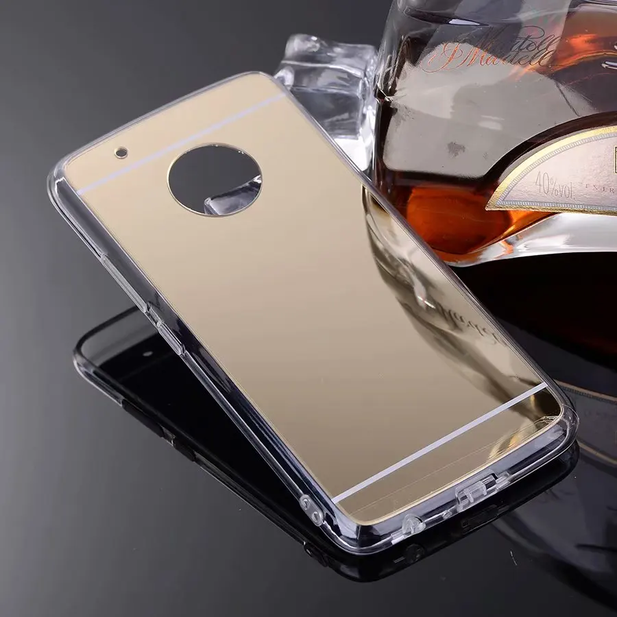 Для Motorola Moto G5 Plus чехол Роскошный чехол с зеркалом Мягкий ТПУ чехол для Motorola Moto G6 Plus задняя крышка оболочка для Moto E5 G6 Play