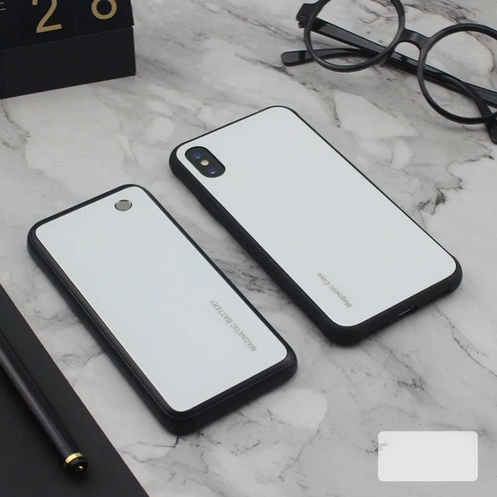 5000 мАч чехол для зарядного устройства для iphone X/XR/XS MAX чехол для телефона умный беспроводной зарядный Аккумулятор для samaung note9 note8