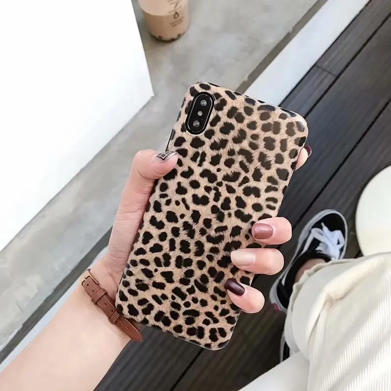 ORYKSZ для iphone 11 Pro Max X XS XR XS MAX чехол Роскошный Леопардовый принт силиконовый мягкий чехол s для iphone X 6S 6 7 8 Plus задняя крышка