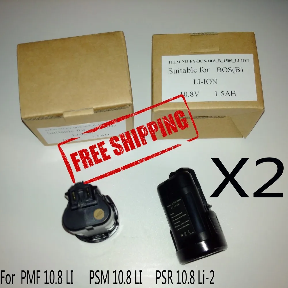 2 шт./лот OEM батарея для Bosch LI-Ion 10 8 V 1.5Ah PMF Li PSR LI PSM 607 336 863 864 | Бытовая техника
