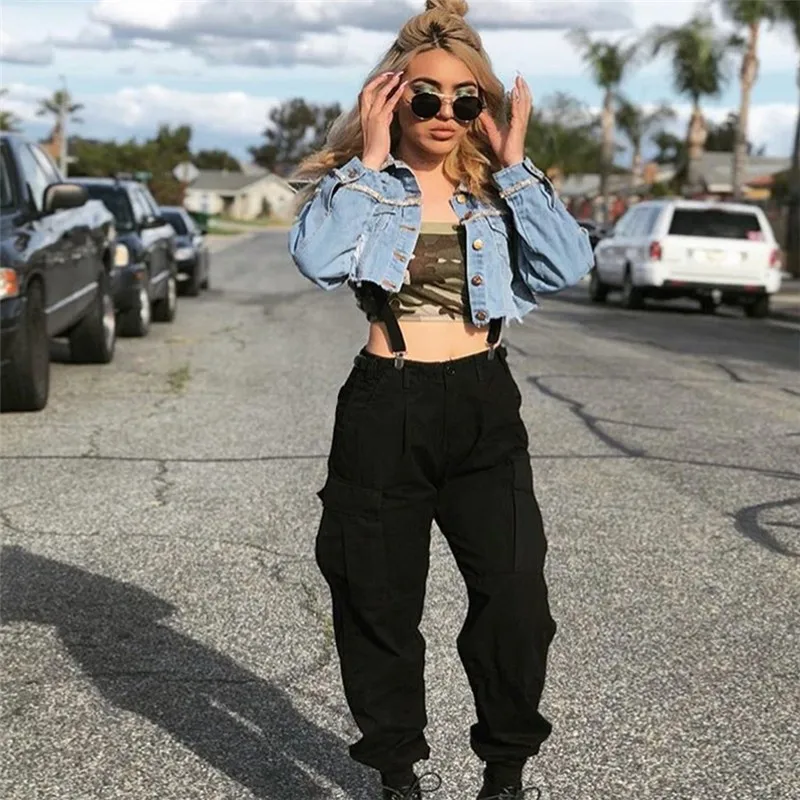 2018 весенне осенние новые модные женские брюки в европейском и американском стиле