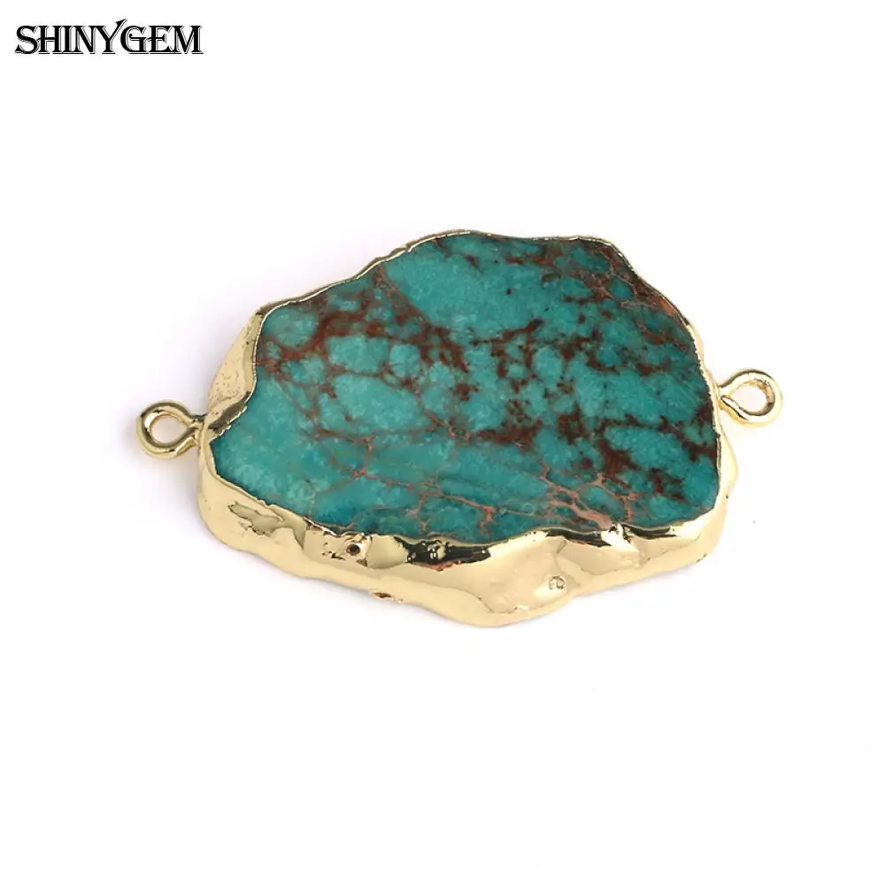 ShinyGem 5 шт. естественный неправильной формы морской осадочный Кулон Разъем