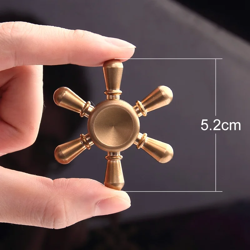 DODOELEPHANT TL 5 Спиннер ручной латунный металлический для аутизма детей/взрослых