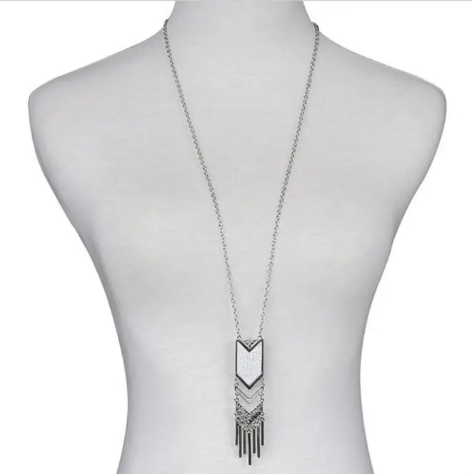 Женская мода цвета: золотистый Серебристый покрытием длинная цепочка с