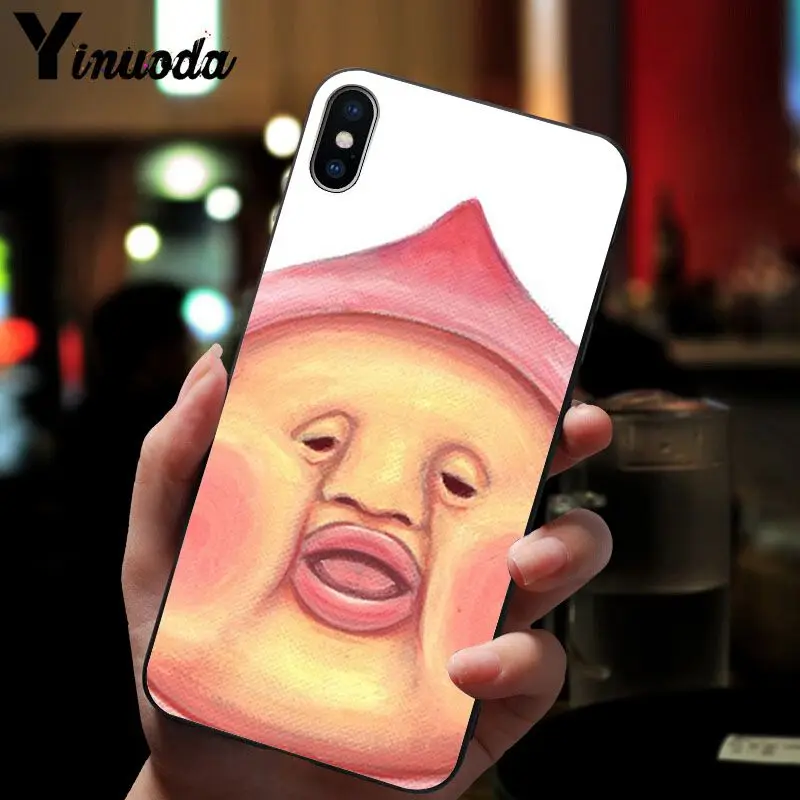 11pro MAX Японский милый мультяшный мягкий силиконовый черный чехол для iPhone 8 7 6 6S Plus X