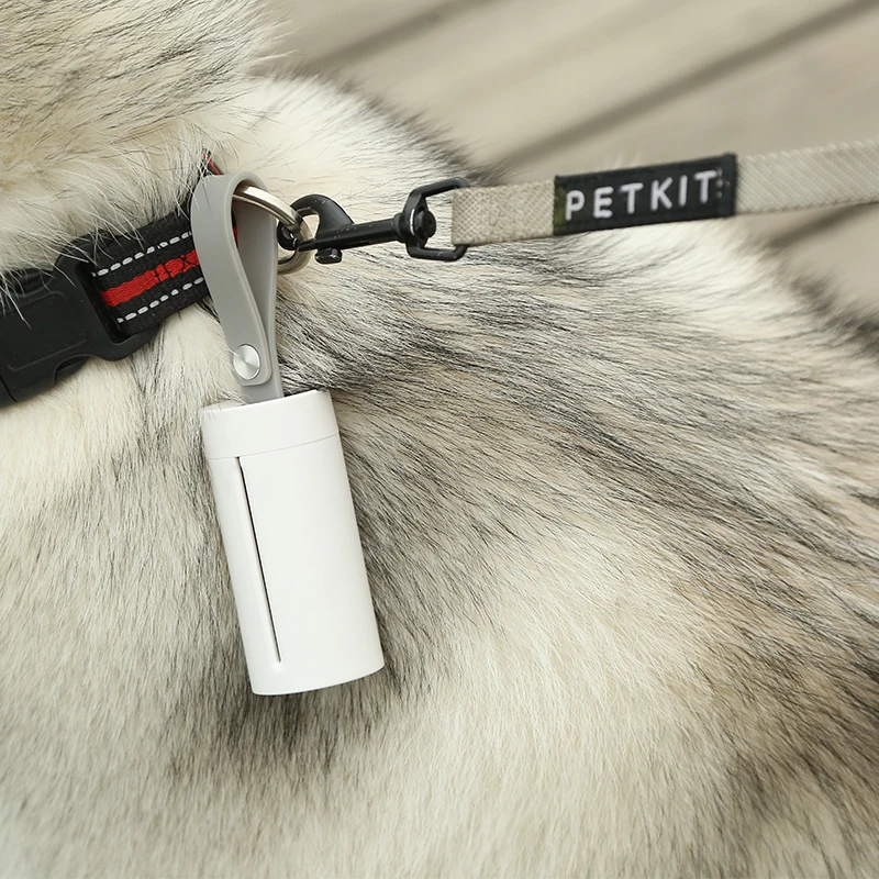 Портативный дозатор отходов для домашних питомцев PETKIT, контейнер для выгула собак и щенков, разлагаемые пакеты отходов - изображение