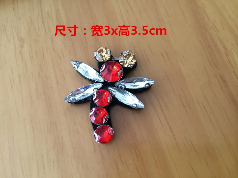 5 шт./лот Аппликация из бисера пчелы стрекоза кружевная нашивка вышитая винтажная