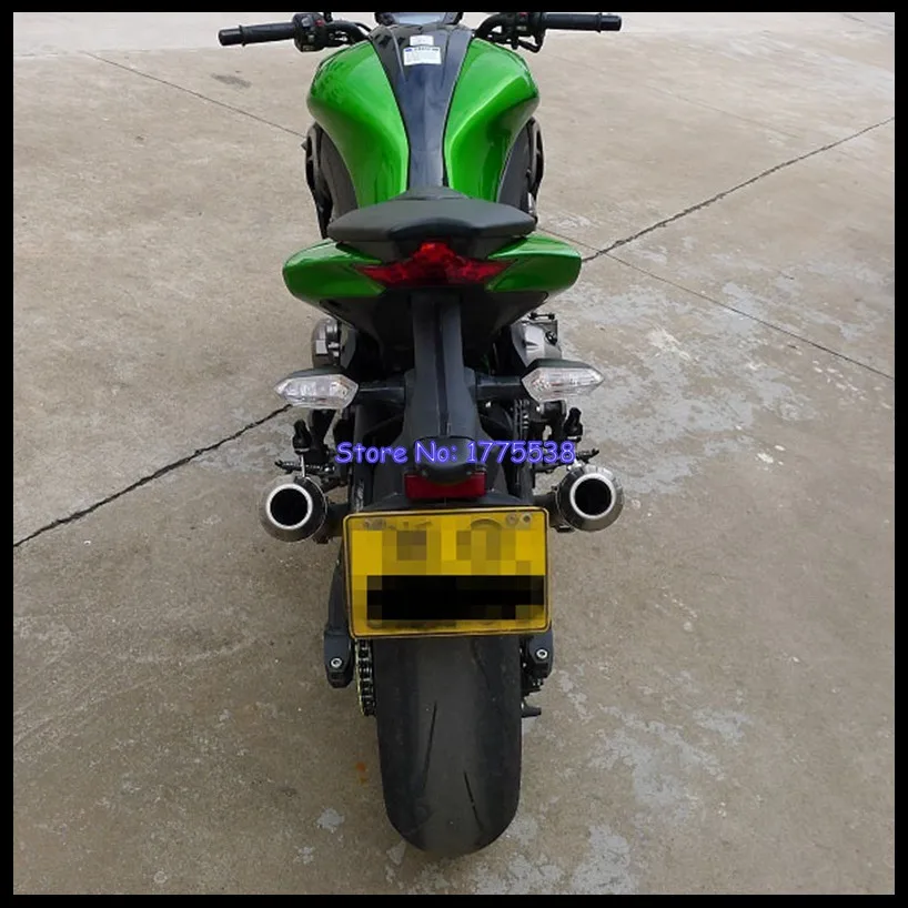 Нержавеющая сталь двойной выхлоп труба для Z1000 2010- мотоциклетный глушитель выхлопной трубы труба для левой и правой стороны