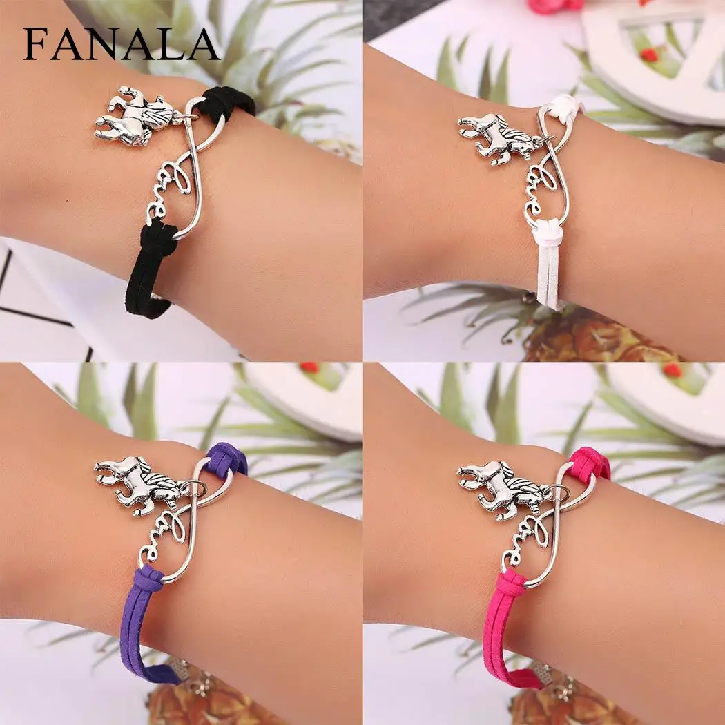 Fanala Для женщин браслет Модные украшения новая любовь Форма цепочка Браслеты для