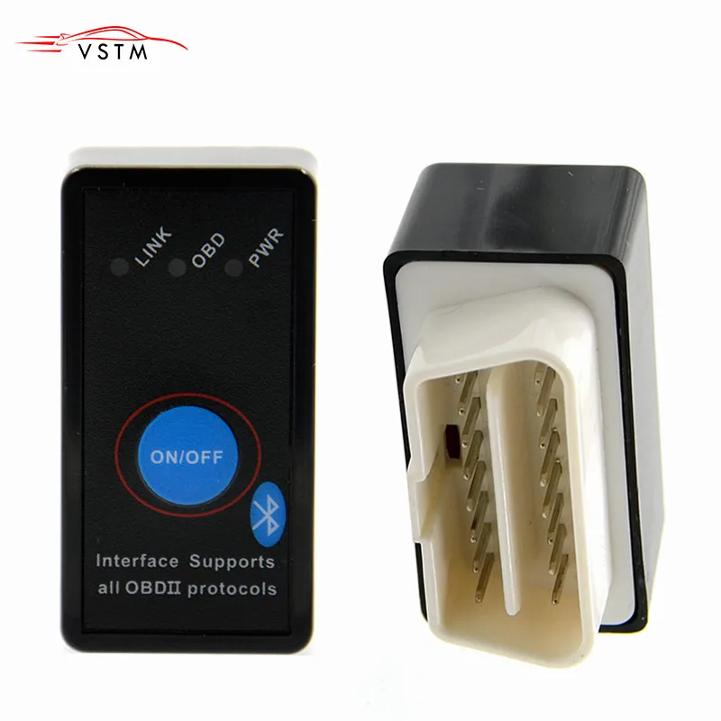 Супер Мини ELM327 с переключателем ELM 327 Bluetooth OBD2 OBD II CAN BUS диагностический инструмент