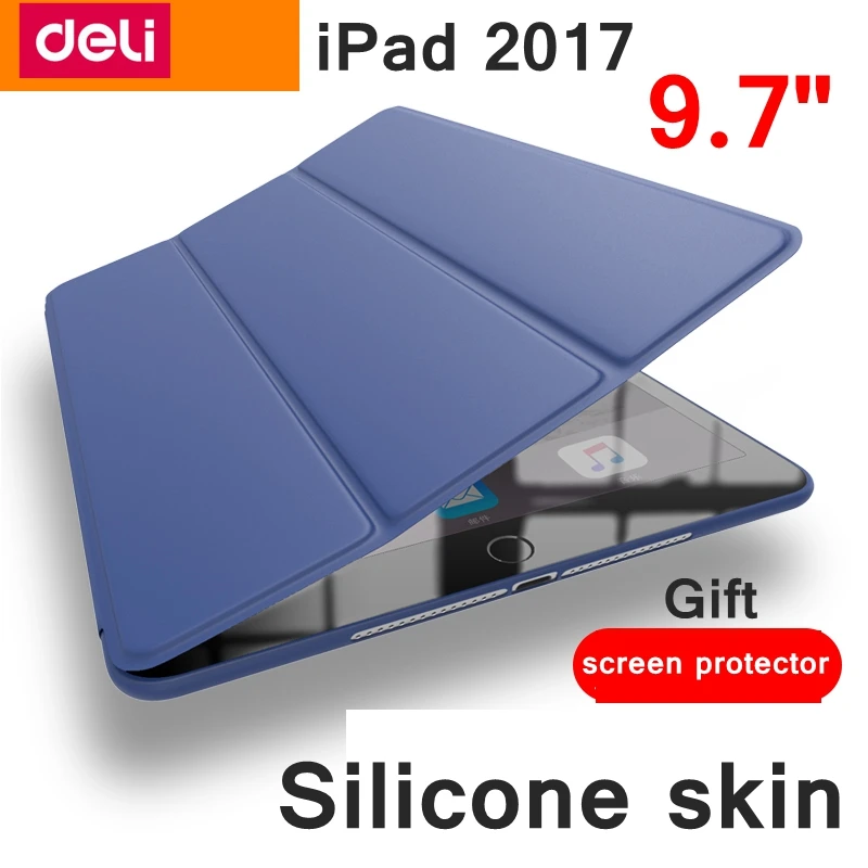 

[ReadStar] Новый Pad 2017 силиконовый защитный чехол 9,7 "ноутбук кожу мягкой интеллигентная сон, Пробуждение До 1:1 прототип прессформы чехол