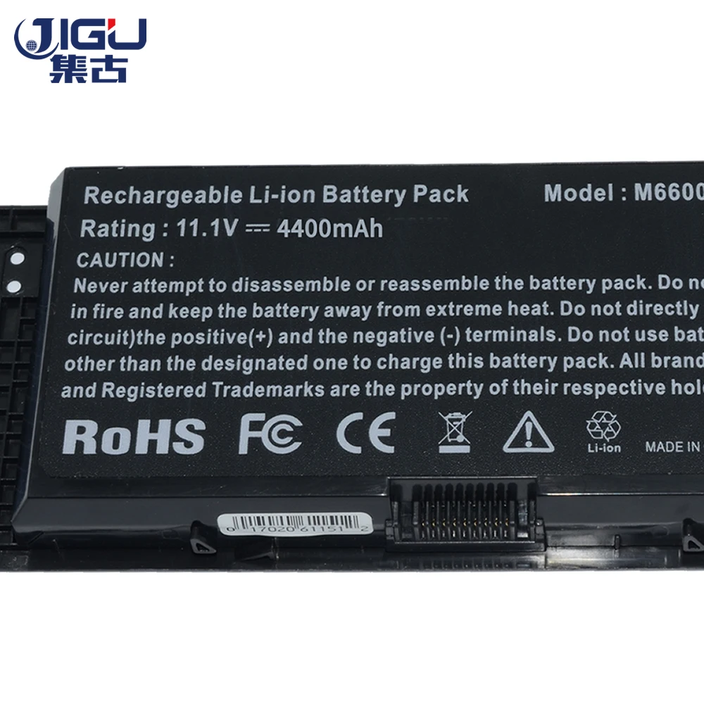 Батарея для ноутбука JIGU 97KRM 9GP08 FV993 KJ321 PG6RC R7PND X57F1 0TN1K5 Dell точности M6600 M6700 M4600 6 ячеек |