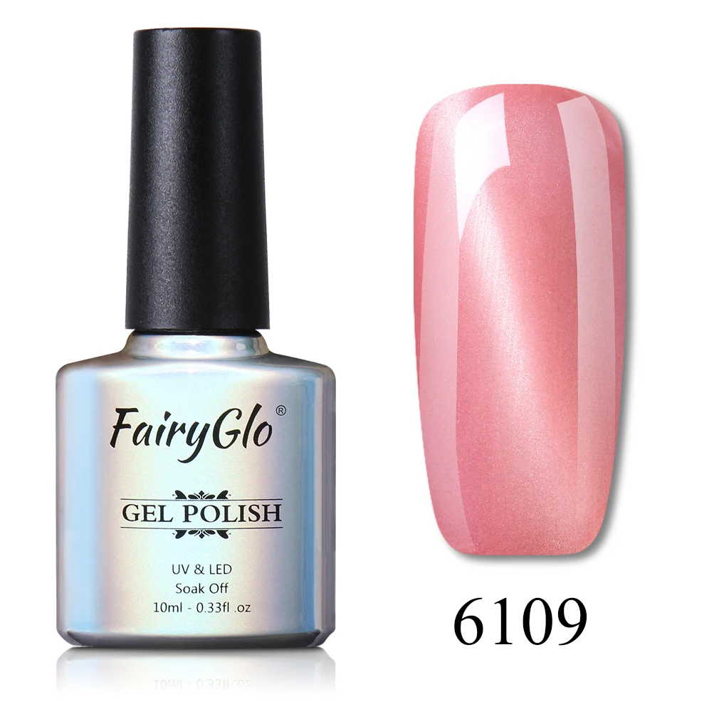 YSMY6109 FairyGlo, 10 мл, гель для ногтей, замачиваемый, УФ, светодиодный, кошачий глаз, Гель-лак для ногтей, магнит, гибридный лак, лаковый гель для ногтей, тиснение, эмалированные чернила - Цвет: YSMY6109