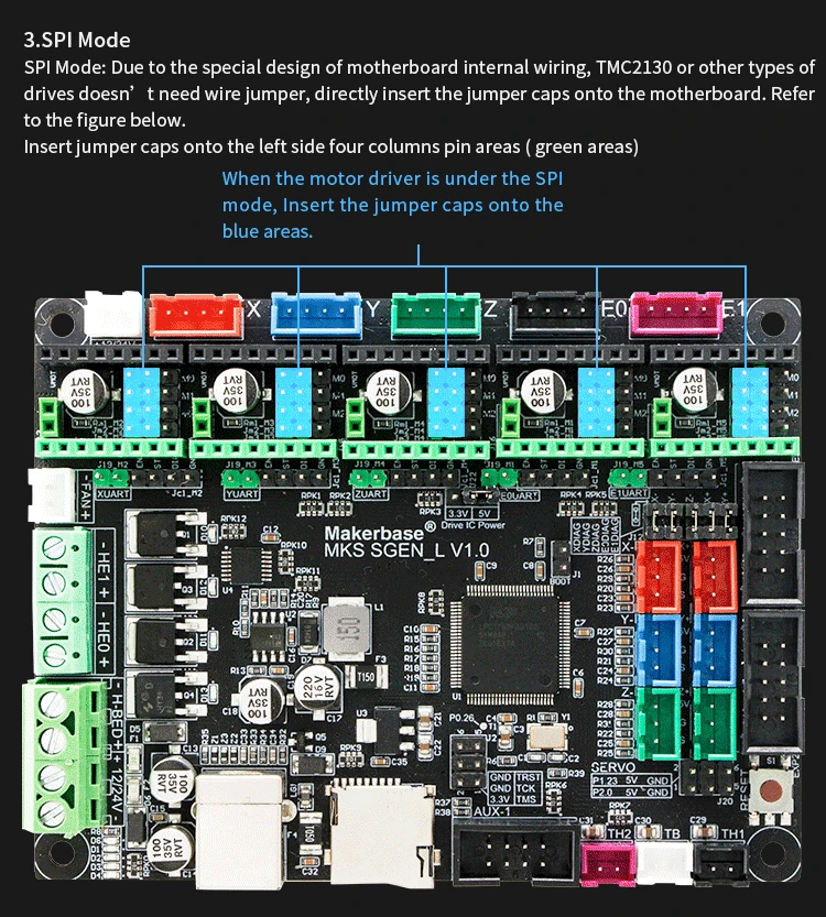 MKS SGen L 32 бит ARM Smoothieboard совместимый Marlin2.0 Smoothieware для LV8729 TMC2208 TMC2130 драйвер SKR V1.3 Поддержка Uart/SPI