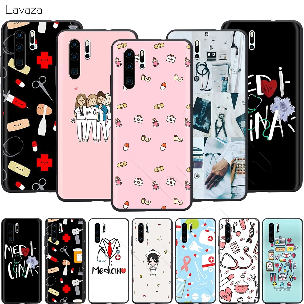 Lavaza медсестры доктор стоматолог стетоскоп чехол для Huawei Mate Y7 Y9 P8 P9 P10 P20 P30 P40 Max Lite Pro