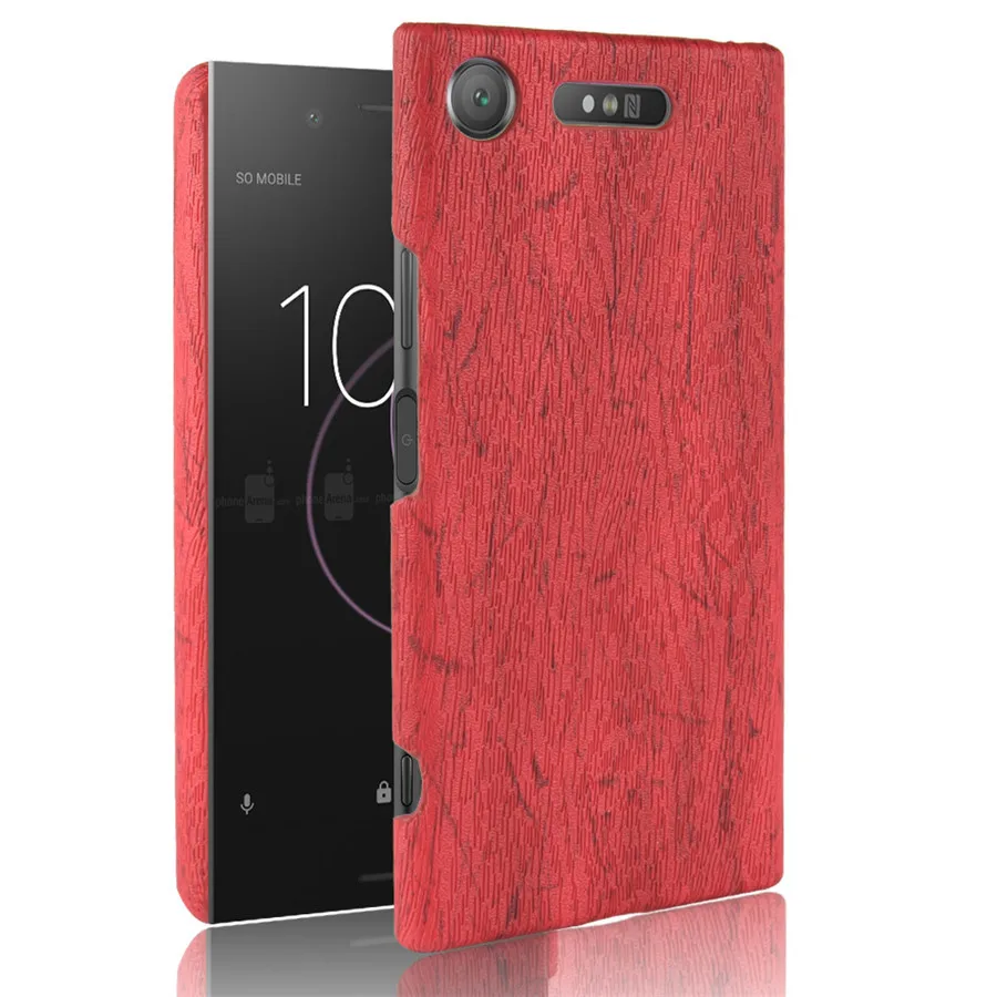 Чехол HOTSWEI для Sony XZ1 компактный 4 6 дюйма тонкий из древесной кожи жесткий