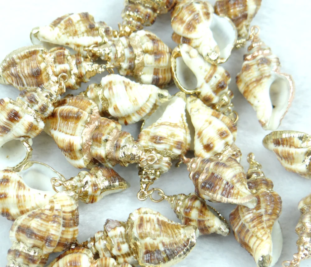 Новая мода раковины морской драгоценный камень кулон бусы Изготовление