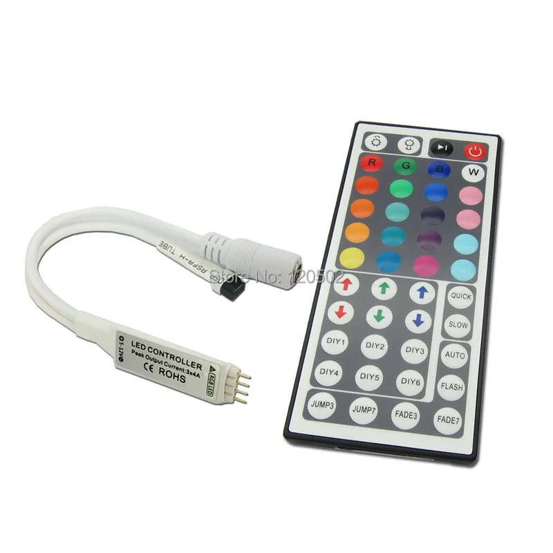 2 шт./лот 44key пульт дистанционного управления Мини RGB контроллер для 3528 / 5050