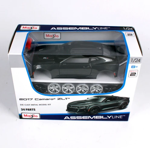 Сборная линия Maisto 1:24 2017 Camaro ZL1 модель автомобиля сделай сам игрушка для детей