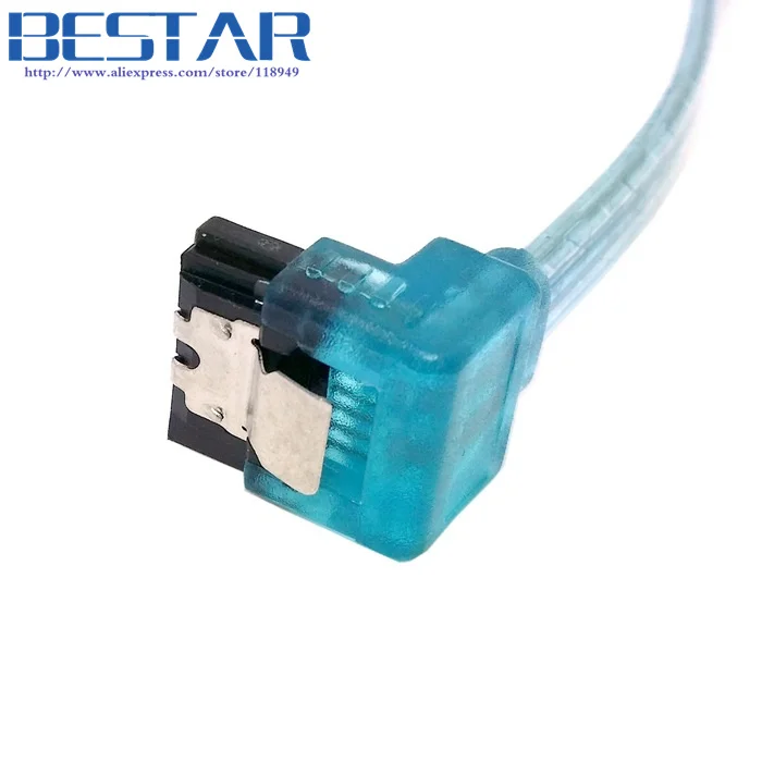 Высокоскоростной прямой и прямоугольный кабель 6 Гбит/с SATA 3 0 III 7Pin к SATA3.0 плоский