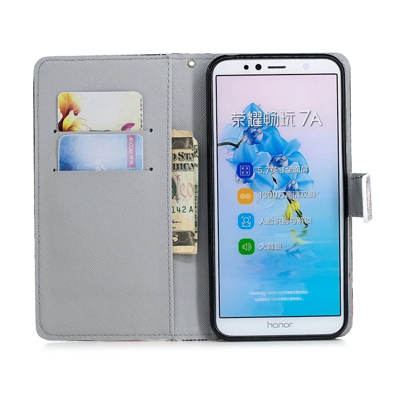 Модный кожаный чехол-кошелек с откидной крышкой для huawei P20 Lite Y5 Y6 Y7 Prime Honor 8S 10i; размеры 9 и 10 X фотоаппаратов моментальной печати 7S 7X 8A 8X 7C 7A 20 Pro Чехол