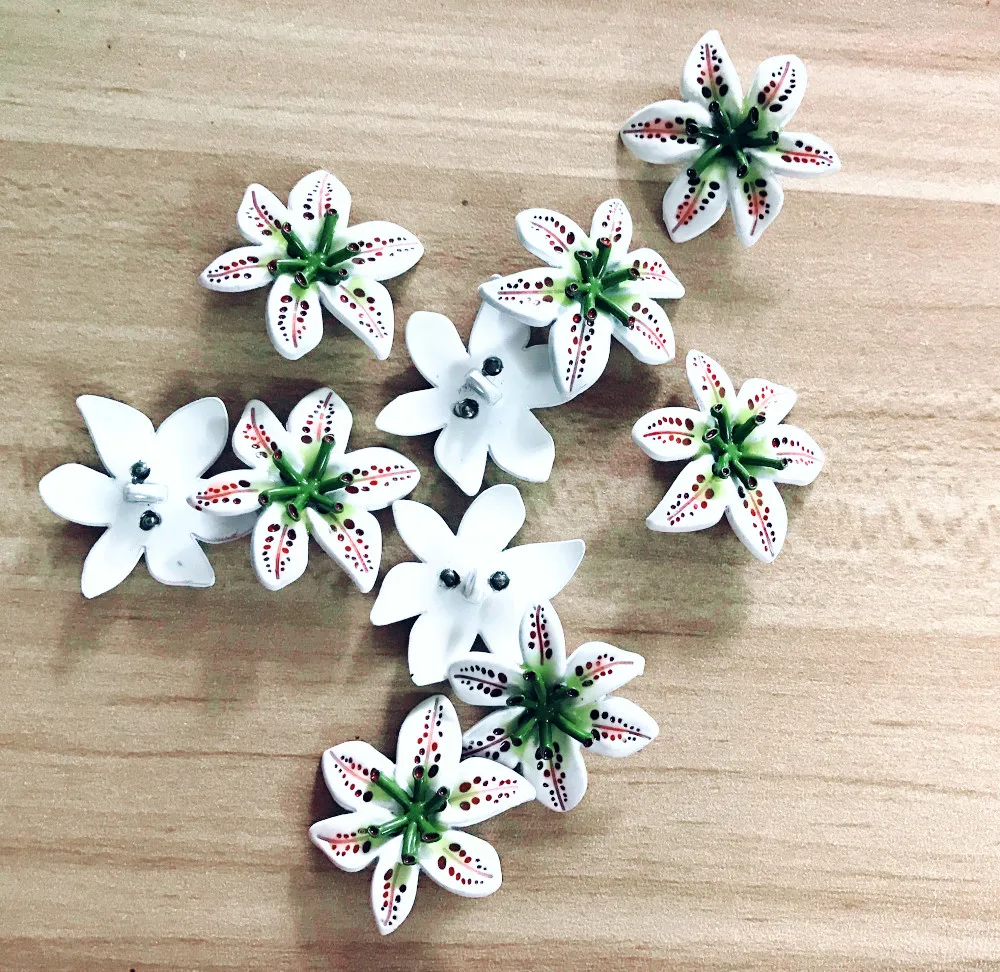 Новейшая Кнопка лилии для одежды юбки рубашки DIY аксессуары 10 штук в партии 25 мм