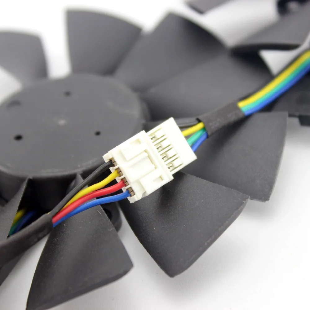 87 мм T129215SU T129215SM DC 12V 0.50AMP 4Pin 4 провода Охлаждающий вентилятор для ASUS GTX980Ti R9 390X390 GTX1070 Графика карты вентиляторы