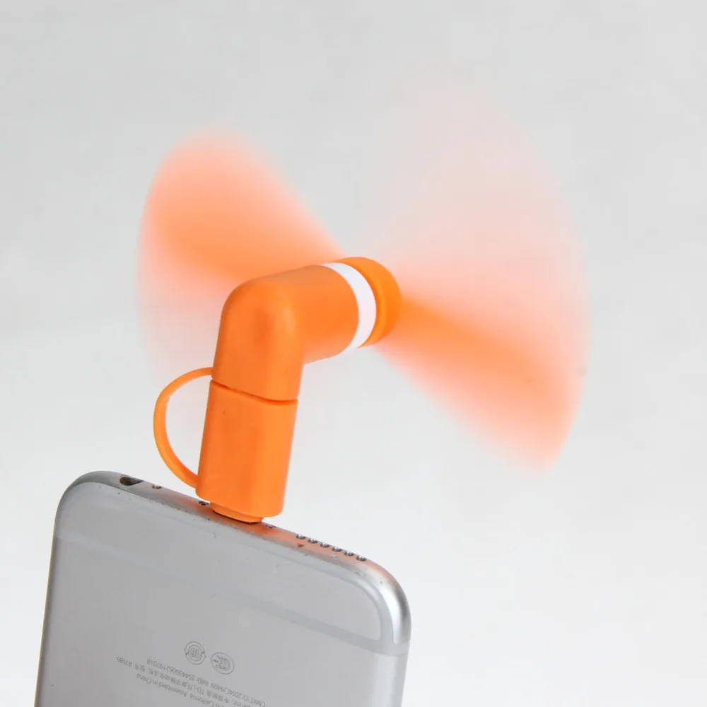 

500 шт./лот Мини Портативный крутой Micro USB-вентилятор, USB-Веер для телефона, тестер для телефонов iphone/Android/телефонов typeC usb c/usb/2 в 1, вентиляторы, оп...