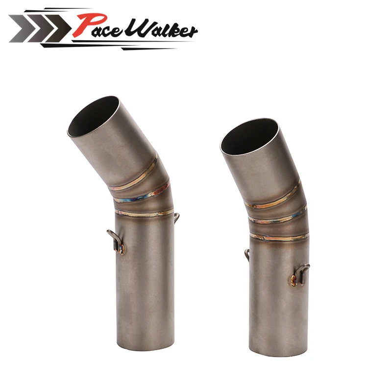 FREE SHIPPING Stainless Steel Motorcycle Motorbike middle of the exhaust pipe motorbike mid for Ducati 795 796 848 | Автомобили и