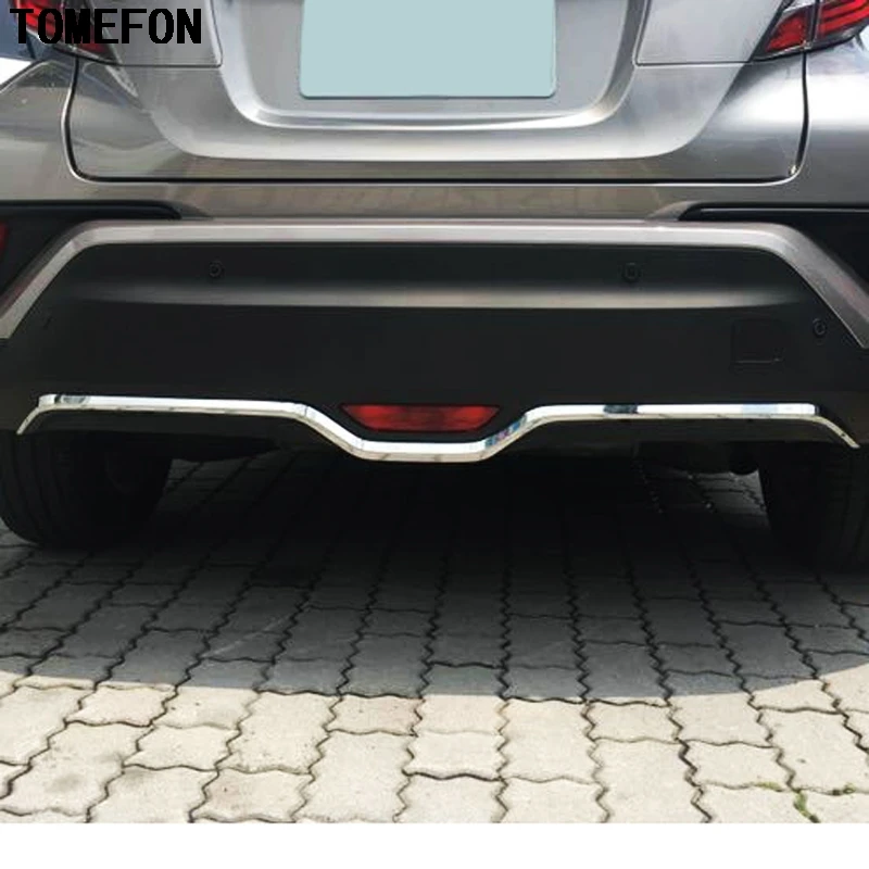 TOMEFON для TOYOTA C-HR CHR стальная гарнитура для кузова защитный бампер ABS Хром Задняя задняя крышка капоты педаль литье