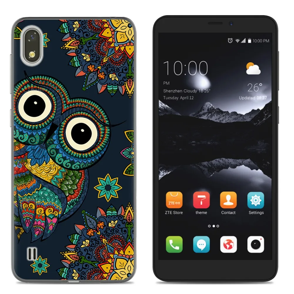 Чехол для ZTE A530 чехол Blade милый мультяшный Мягкий защитный из ТПУ BA530 A 530 Fundas |