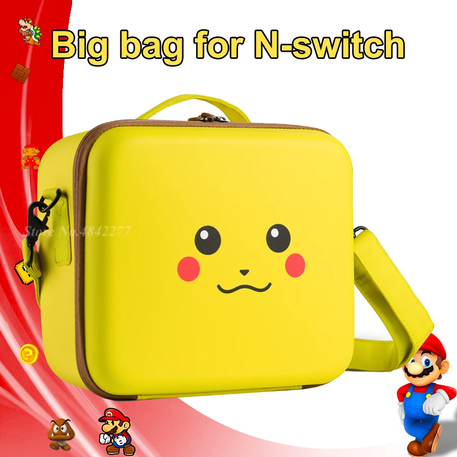 Pikachus NAND чехол для переключателя аксессуары для накопителя, Защитная сумка для Pokeball, большая сумка, сумки для игровых приставок