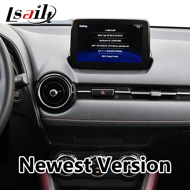Android 7,1 навигационный интерфейс для Mazda CX-3-19 поддержка Яндекса, carplay, android авто, waze by Lsailt