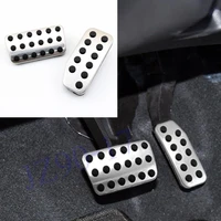 antiskid aluminum mt pad gas brake clutch pedal cover set non slip fit for honda fit 2013 2018 antiskid at pedal foot fitting