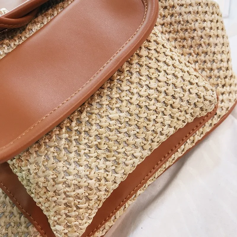 Женский рюкзак с соломинкой для девочек, Sac A Dos, Летний Пляжный Рюкзак, женский рюкзак Mochilas, рюкзаки для девочек, повседневный рюкзак для женщин