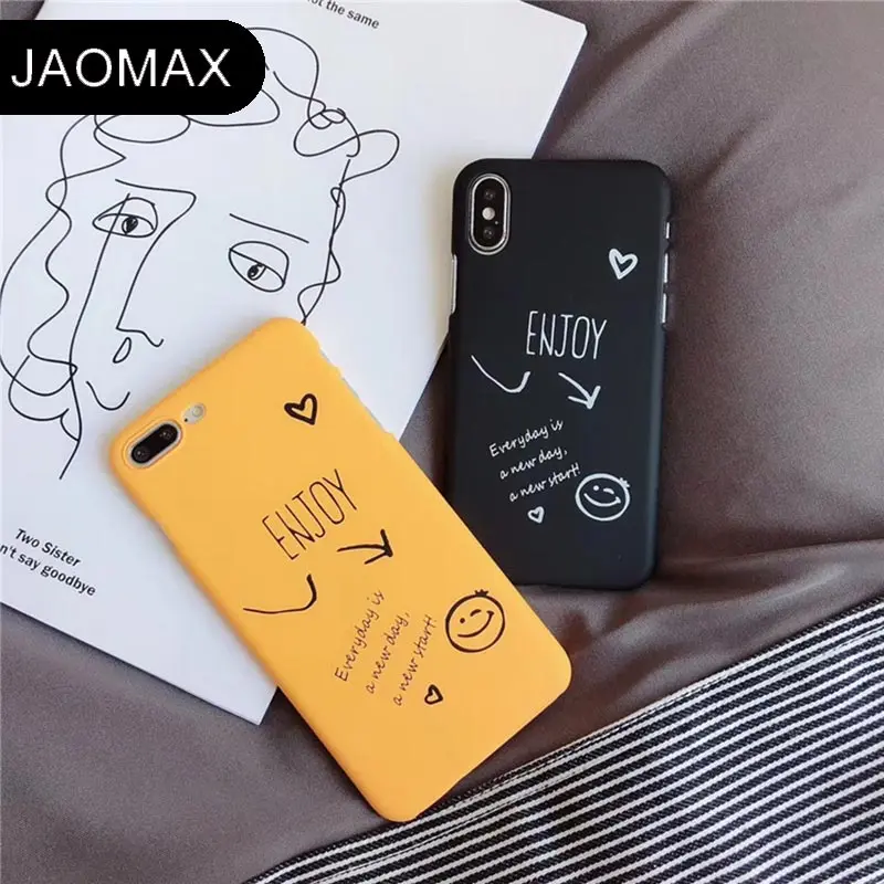 Мягкий силиконовый черный чехол для телефона с надписью Jaomax iPhone 11 6s 7 8 Plus Xs Max Xr