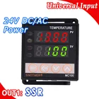 Цифровой ПИД-регулятор температуры с термостатом, регулятор переменного тока 24 В постоянного тока, датчик термопары K или J, вход, выход напряжения для SSR