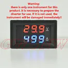 Цифровой светодиодный 3-битный вольтметр GWUNW BY32A, 500 в, 20-а постоянного тока, амперметр, измеритель напряжения, двойной дисплей *** должен иметь шунт для использования ***