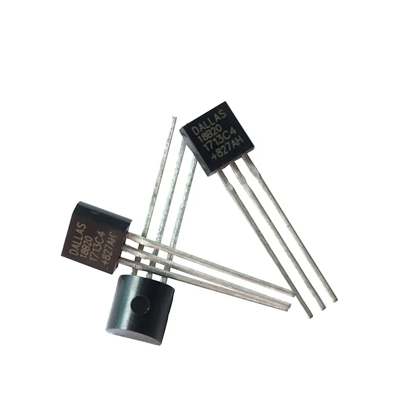 Бесплатная доставка! Датчик температуры от DS18B20 до-92 чип 18B20 TO92 для Arduino цифровой