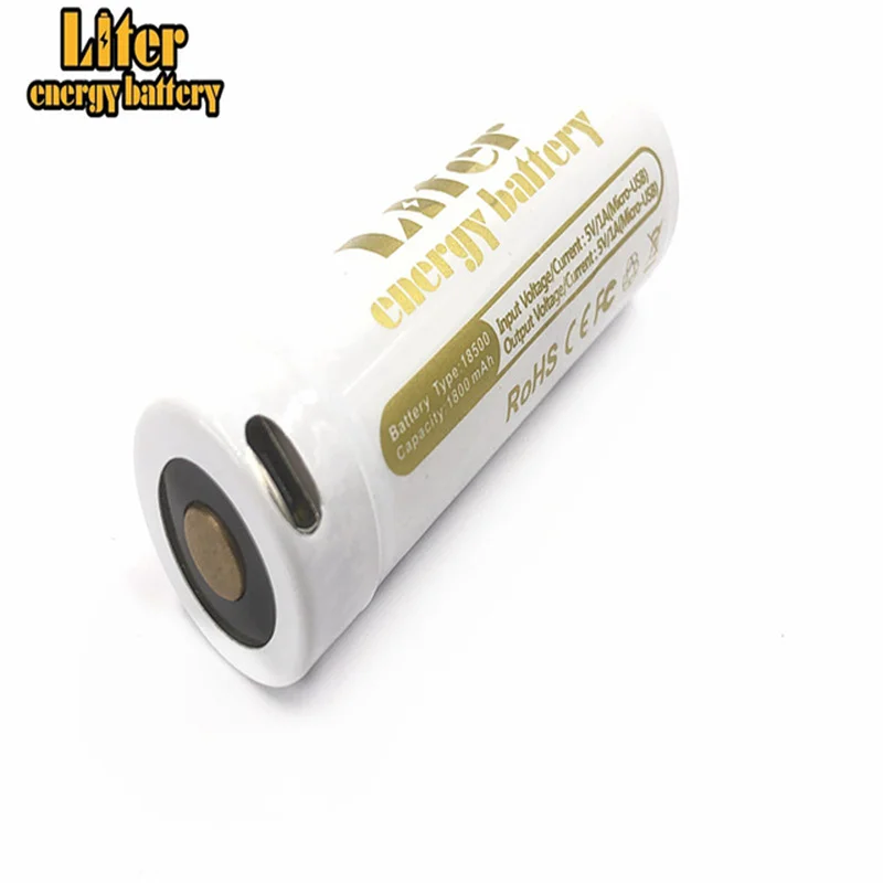 Новые USB товары! Аккумулятор высокой мощности 18500 1800 мАч 3 7 в внешний аккумулятор